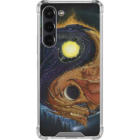 Yin Yang Dragon by Ed Beard Jr Galaxy S24 FE Clear Case